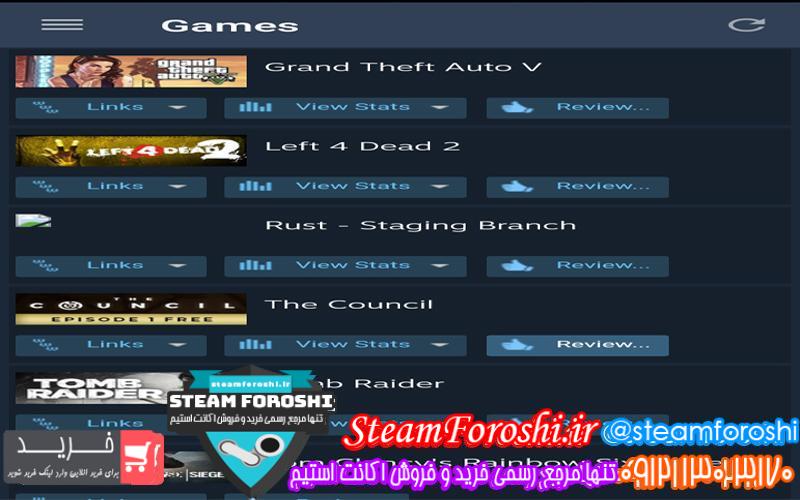 فروش اکانت استیم کد 6547