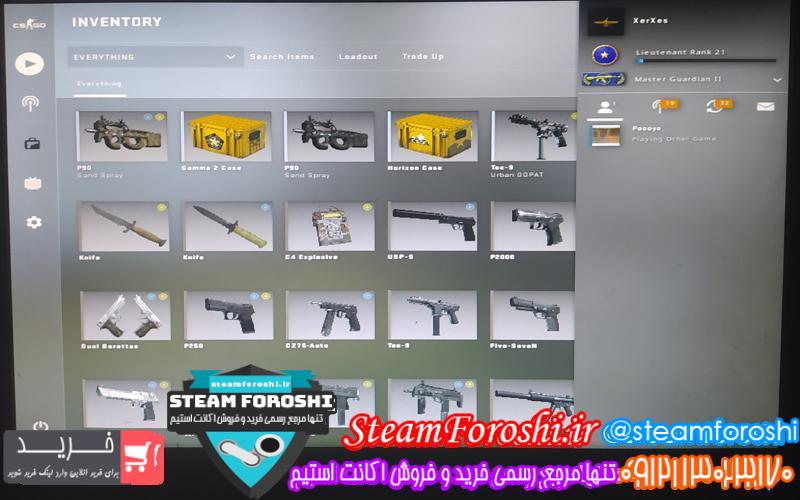 فروش اکانت cs go کد 6563