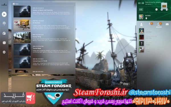 فروش اکانت cs go کد 6597