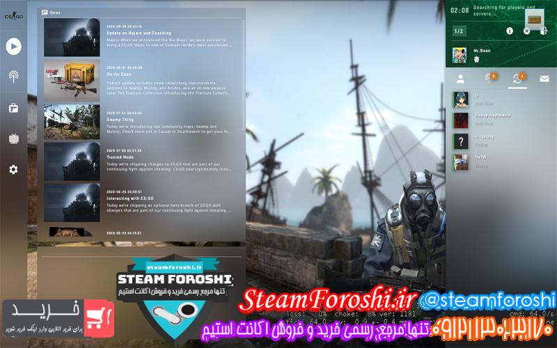 فروش اکانت cs go کد 6597