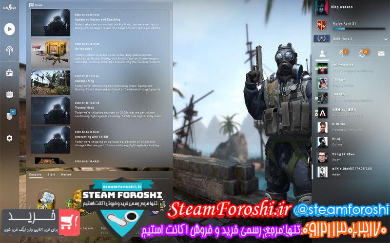 فروش اکانت cs go کد 6647