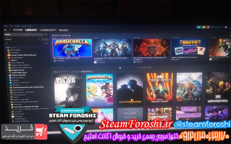 فروش اکانت استیم کد 6649