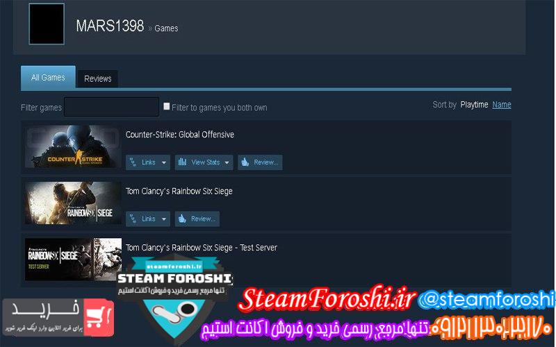 فروش اکانت استیم کد 6635