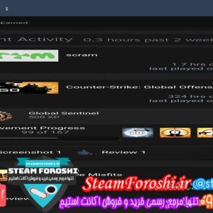 فروش اکانت استیم کد 6718