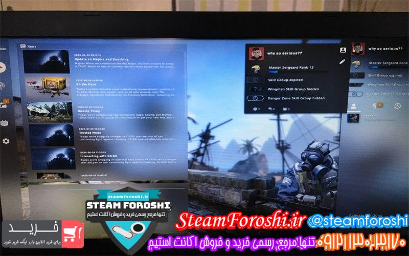 فروش اکانت cs go کد 6750