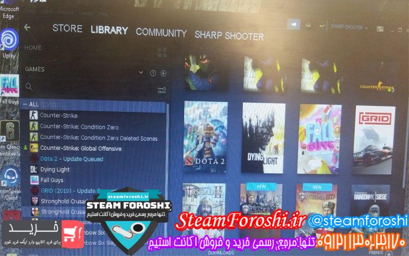 فروش اکانت استیم کد 6751