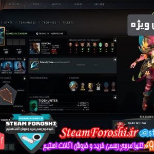فروش اکانت دوتا 2 کد 6775