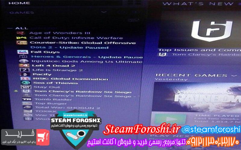 فروش اکانت استیم کد 6797