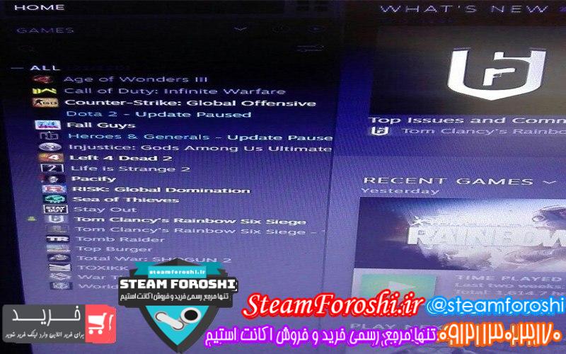 فروش اکانت استیم کد 6813