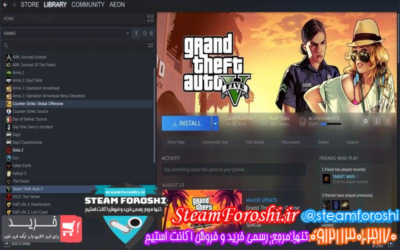 فروش اکانت استیم کد 6816