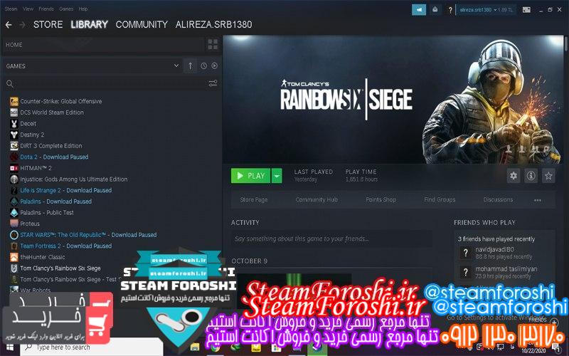 فروش اکانت استیم کد 6862