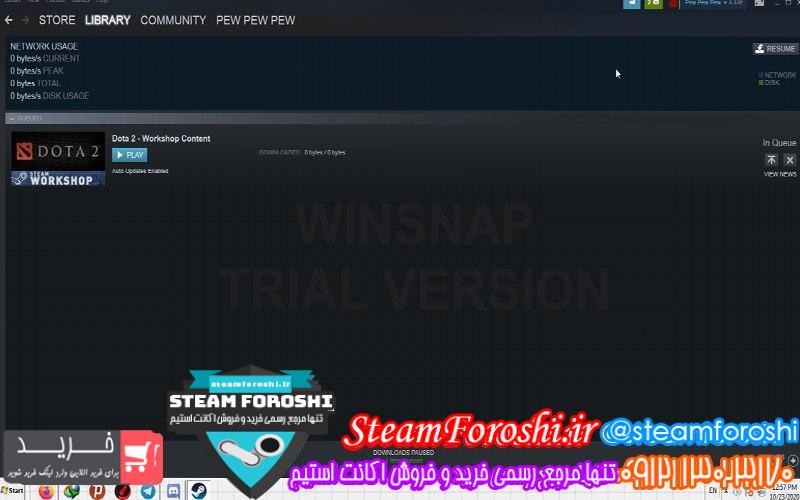 فروش اکانت دوتا 2 کد 6872