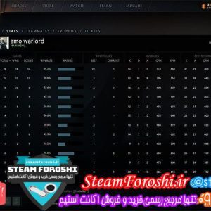 فروش اکانت دوتا 2 کد 6874