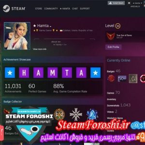 فروش اکانت استیم کد 6884