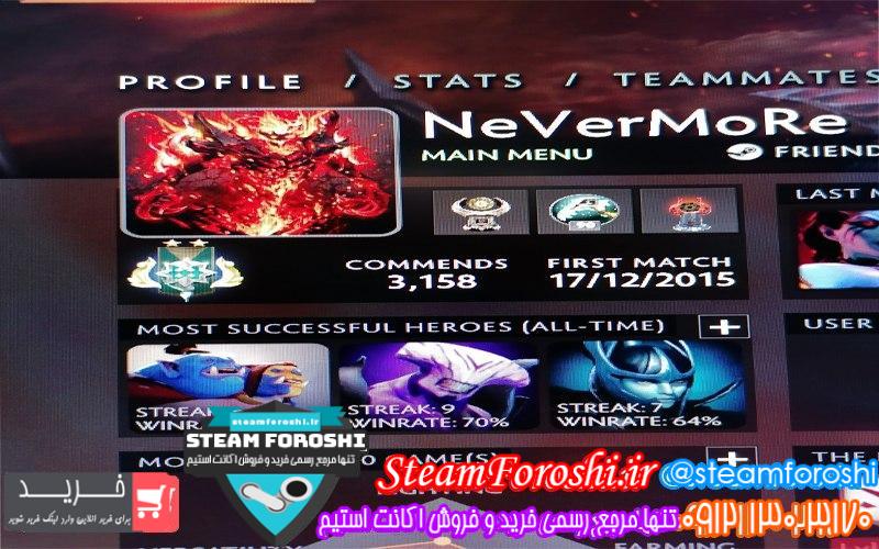 فروش اکانت استیم کد 6926