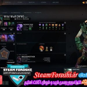 فروش اکانت دوتا 2 کد 6929
