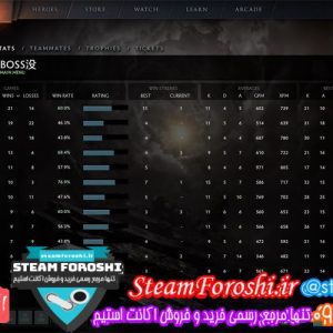 فروش اکانت دوتا 2 کد 6730