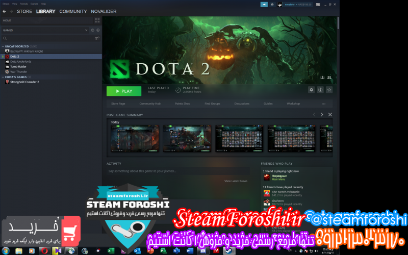 فروش اکانت استیم کد 7131