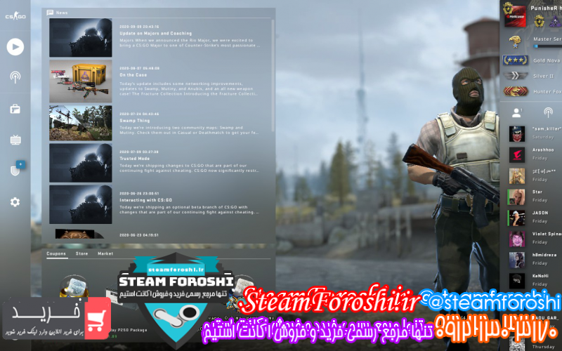 فروش اکانت cs go کد 7171