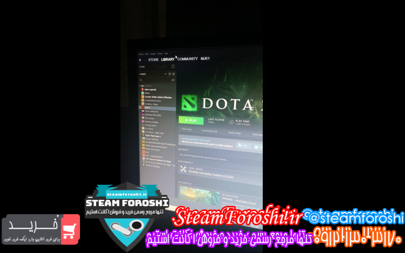فروش اکانت استیم کد ۷۲۰۹