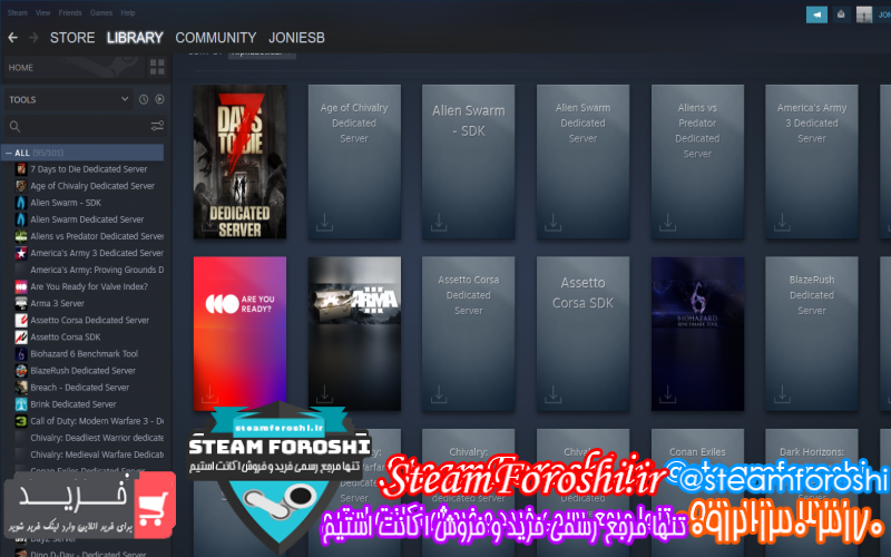 فروش اکانت استیم کد ۷۲۳۹