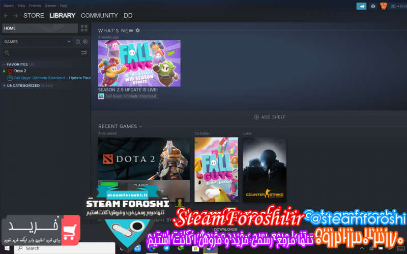 فروش اکانت استیم کد ۷۲۶۰