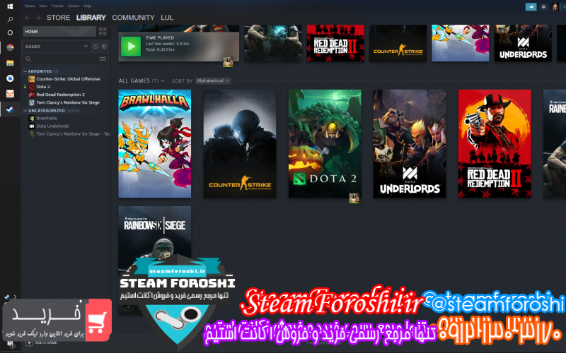 فروش اکانت استیم کد ۷۰۷۳