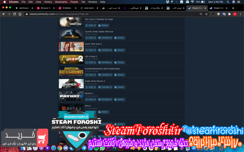 فروش اکانت استیم کد ۷۰۸۳