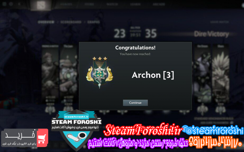 فروش اکانت استیم کد ۷۵۳۵