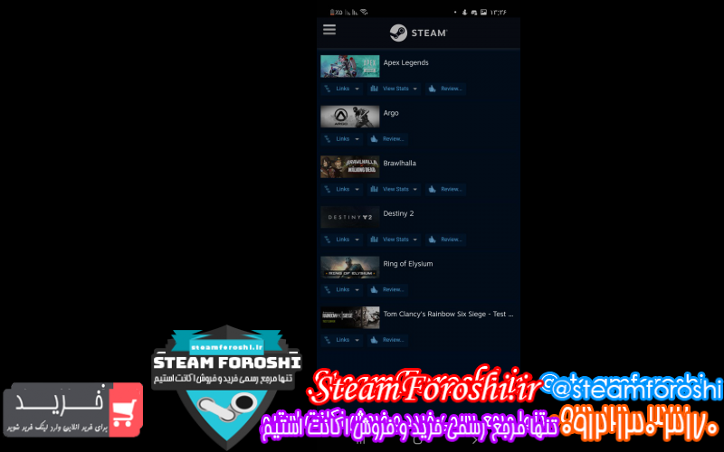 فروش اکانت استیم کد ۷۳۶۵