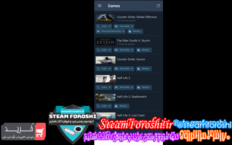 فروش اکانت استیم کد ۷۴۰۶