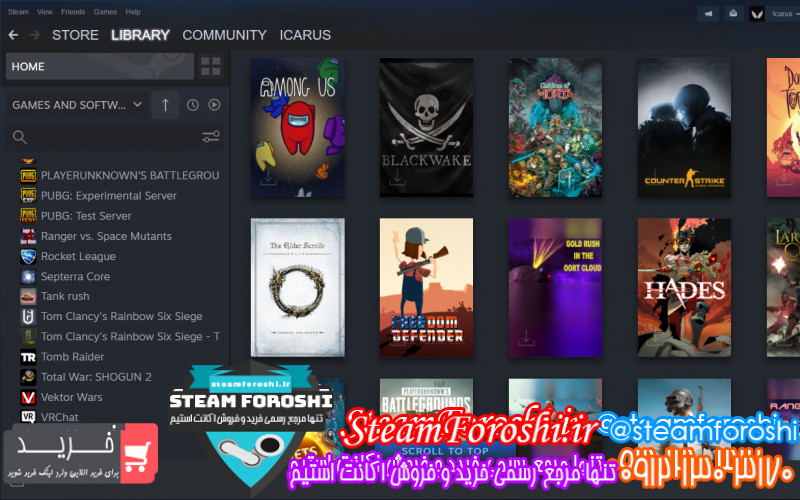 فروش اکانت استیم کد ۷۹۷۴