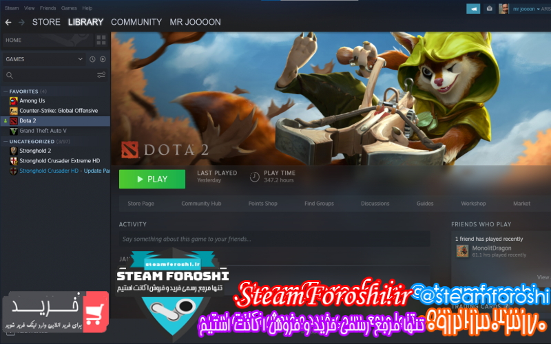 فروش اکانت استیم کد ۷۹۷۸