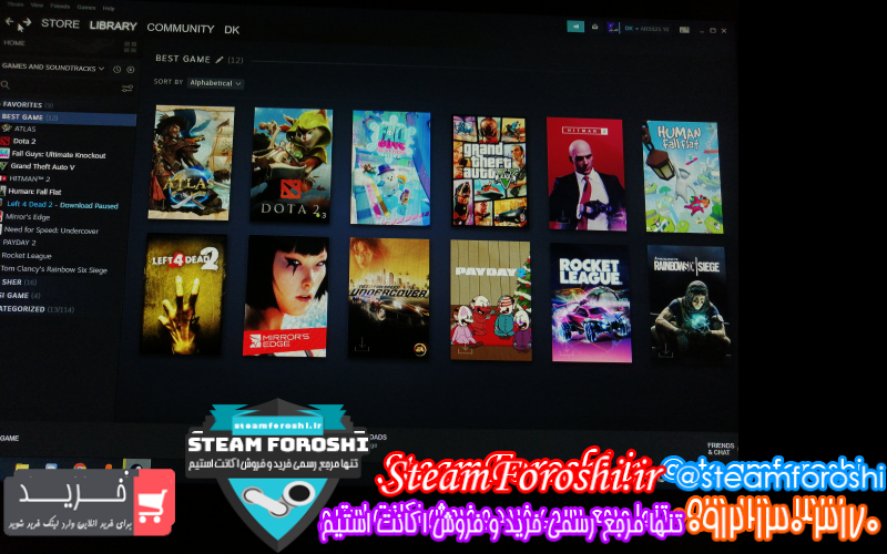 فروش اکانت استیم کد ۷۸۳۹