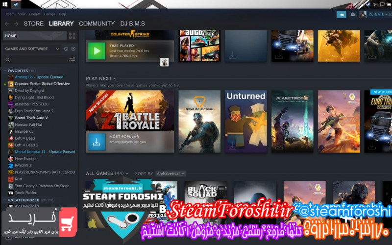 فروش اکانت استیم کد ۷۹۳۹