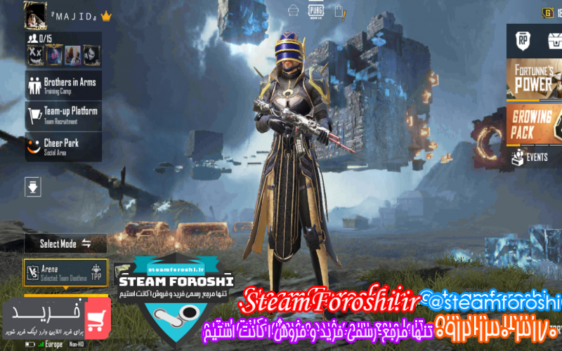 فروش اکانت پابجی کد ۸۲۴۴