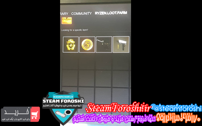 فروش اکانت cs go کد ۸۲۷۰