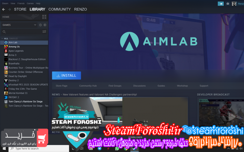 فروش اکانت استیم کد ۸۰۷۵