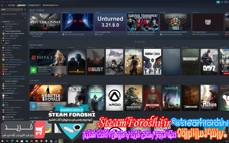 فروش اکانت استیم کد ۸۰۸۳