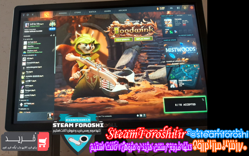 فروش اکانت دوتا ۲ کد ۸۱۷۶