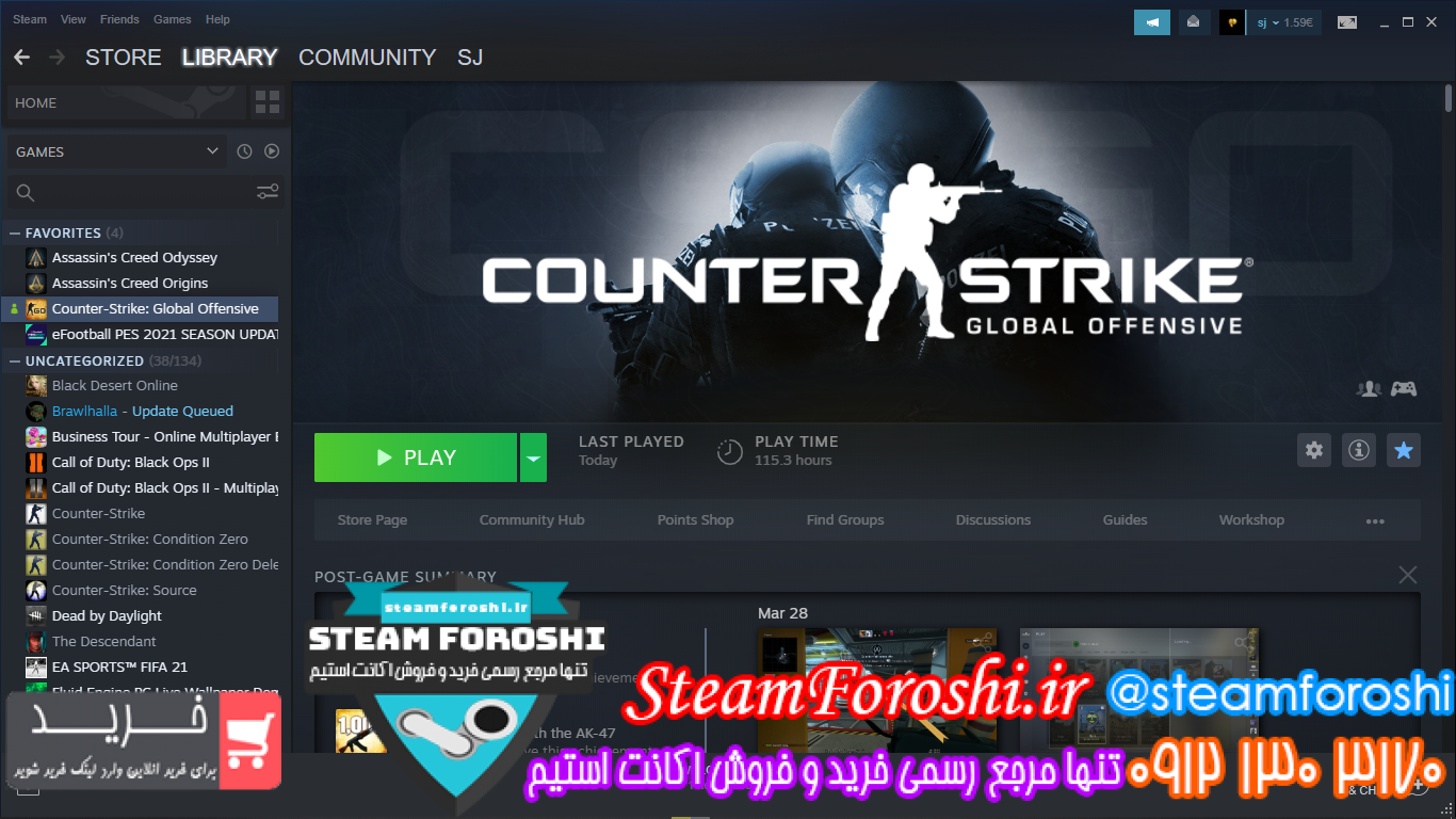 فروش اکانت استیم کد ۹۰۴۸