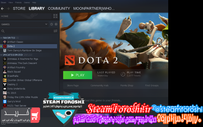 فروش اکانت استیم کد ۸۱۱۷