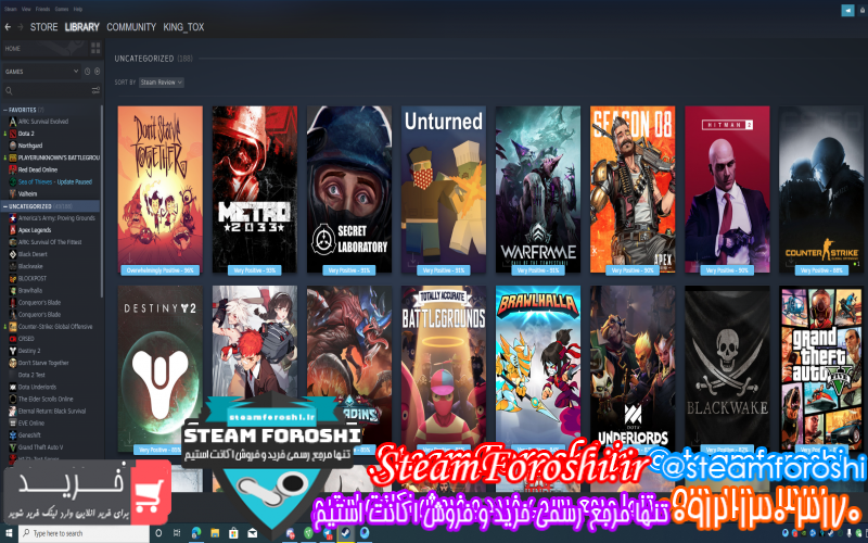 فروش اکانت استیم کد ۹۱۹۳