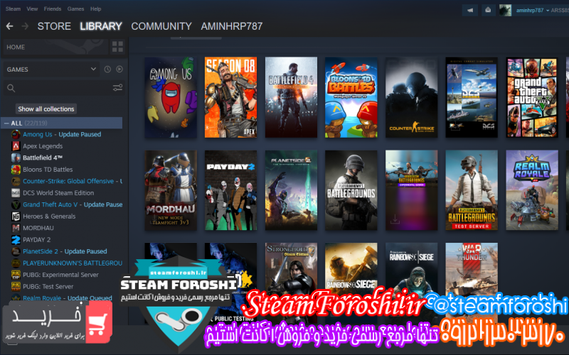 فروش اکانت استیم کد ۹۲۱۰