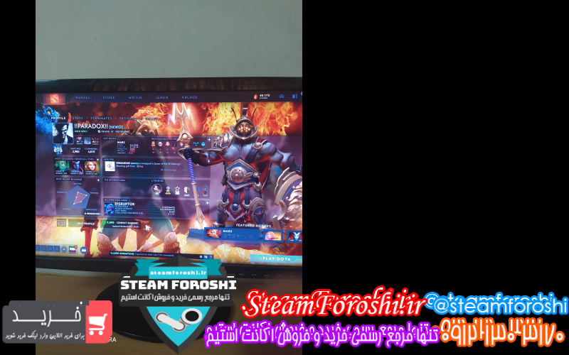 فروش اکانت دوتا ۲ کد ۹۱۱۲