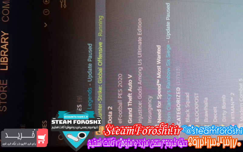 فروش اکانت استیم کد ۹۱۴۱