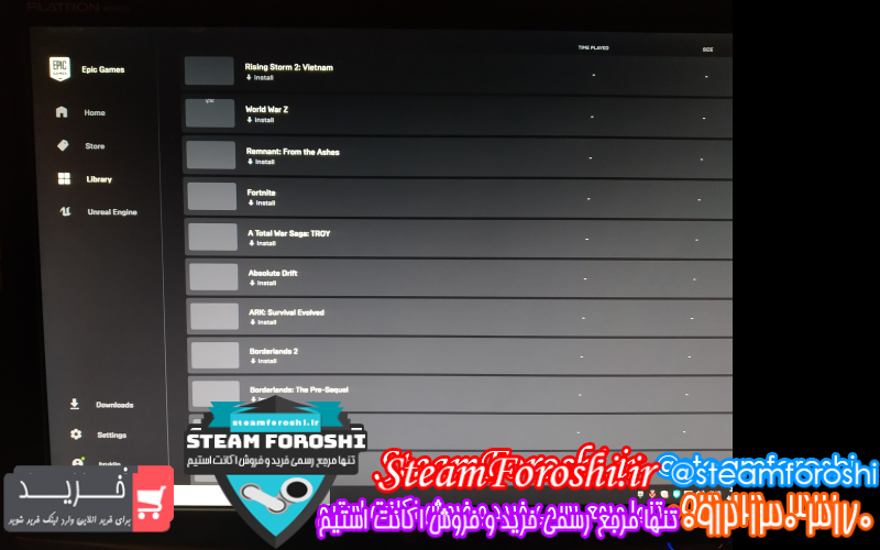 فروش اکانت استیم کد ۹۱۴۶