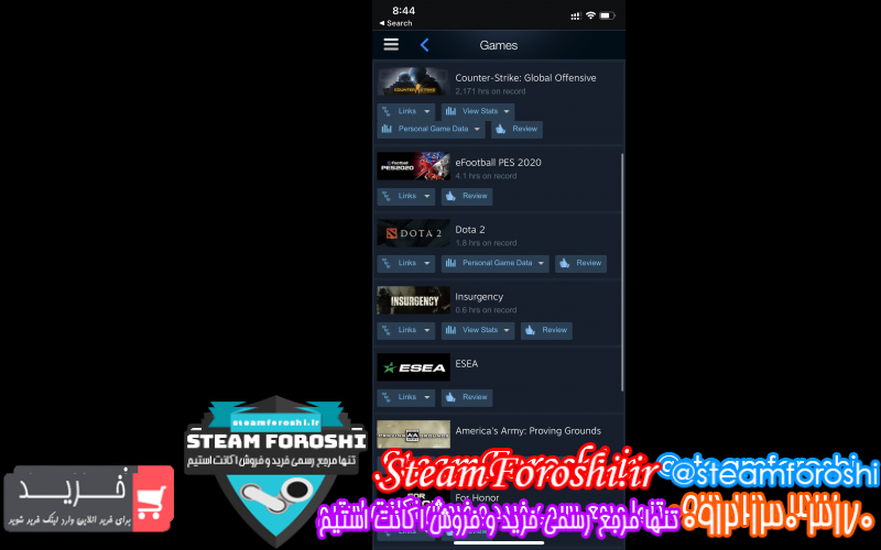 فروش اکانت استیم کد ۹۳۲۱