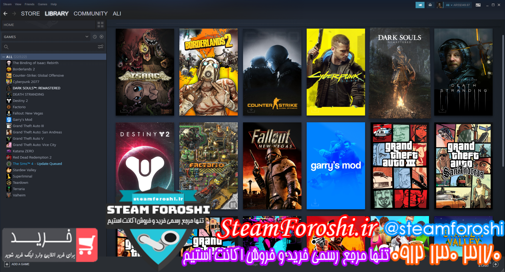 فروش اکانت استیم کد ۹۳۴۸