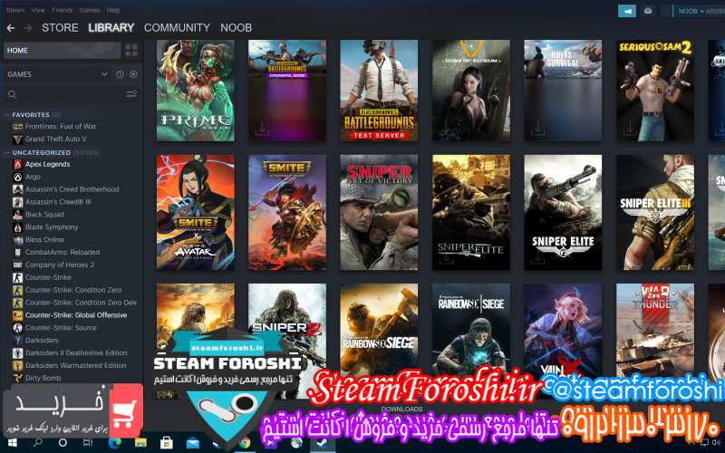 فروش اکانت استیم کد ۹۳۶۵